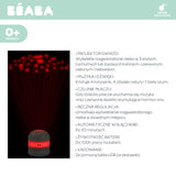 Beaba - Projektor gwiazd z pozytywką i czujnikiem płaczu Pixie, Sage green
