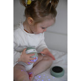 Beaba - Projektor gwiazd z pozytywką i czujnikiem płaczu Pixie, Sage green