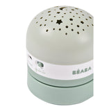 Beaba - Projektor gwiazd z pozytywką i czujnikiem płaczu Pixie, Sage green