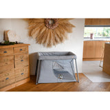 Beaba - Łóżeczko turystyczne 3w1 Eazy sleep, Heather grey / Pebble