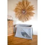 Beaba - Łóżeczko turystyczne 3w1 Eazy sleep, Heather grey / Pebble