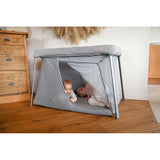 Beaba - Łóżeczko turystyczne 3w1 Eazy sleep, Heather grey / Pebble