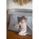 Beaba - Łóżeczko turystyczne 3w1 Eazy sleep, Heather grey / Pebble