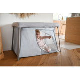 Beaba - Łóżeczko turystyczne 3w1 Eazy sleep, Heather grey / Pebble