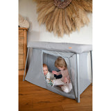 Beaba - Łóżeczko turystyczne 3w1 Eazy sleep, Heather grey / Pebble