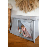 Beaba - Łóżeczko turystyczne 3w1 Eazy sleep, Heather grey / Pebble