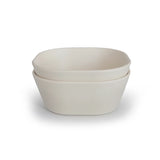 Mushie - Miseczki Square Ivory 2 szt.