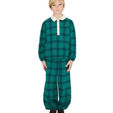 Tinycottons - Spodnie dresowe Green Check Sweatpant