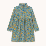 Tinycottons - Sukienka z długim rękawem Flower Pattern Rib Mockneck Dress