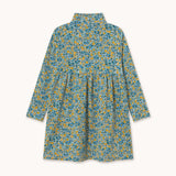 Tinycottons - Sukienka z długim rękawem Flower Pattern Rib Mockneck Dress