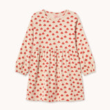 Tinycottons - Sukienka z długim rękawem Mini Mushrooms Rib Dress