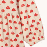 Tinycottons - Sukienka z długim rękawem Mini Mushrooms Rib Dress