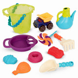 B. Toys - Zestaw akcesoriów plażowych w torbie Beach Bag, niebieski
