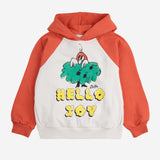 BOBO CHOSES - Bluza z kapturem Hello Joy ranglan sleeves