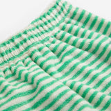 BOBO CHOSES - Green Stripes terry cloth harem pants
