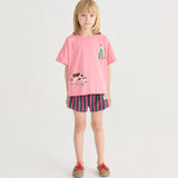 BOBO CHOSES - Striped terry cloth shorts