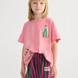 BOBO CHOSES - Striped terry cloth shorts