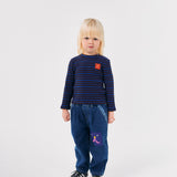 BOBO CHOSES - Bluzka Funny Face embroidery