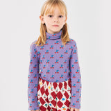 BOBO CHOSES - Bluzka Cherry all over turtle neck