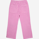 BOBO CHOSES - Spodnie B.C pink corduroy straight pants