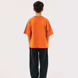 BOBO CHOSES - Spodnie B.C Shadow denim baggy pants