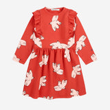 BOBO CHOSES - Sukienka Freedom Bird all over ruffle