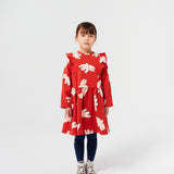 BOBO CHOSES - Sukienka Freedom Bird all over ruffle