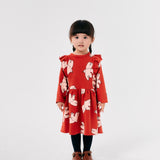 BOBO CHOSES - Sukienka Freedom Bird all over ruffle