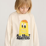 BOBO CHOSES - Bluzka z długim rękawem Bigtooth Lemon T-shirt