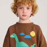BOBO CHOSES - Bluza Lake Monster sweatshirt