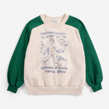 BOBO CHOSES - Bluza Mr. Footish raglan sweatshirt