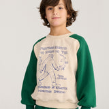 BOBO CHOSES - Bluza Mr. Footish raglan sweatshirt