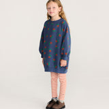 BOBO CHOSES - Legginsy BC red stripes leggings