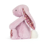 Jellycat - Króliczek LUX Liliowy z Kwiecistymi Uszami 31 cm