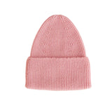HVID - Czapka Beanie z wełny merino Fonzie, bubblegum