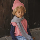 HVID - Czapka Beanie z wełny merino Fonzie, bubblegum