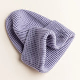HVID - Czapka Beanie z wełny merino Fonzie, lilac