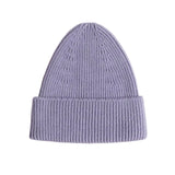 HVID - Czapka Beanie z wełny merino Fonzie, lilac