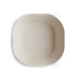 Mushie - Miseczki Square Ivory 2 szt.