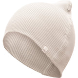 Minimalisma - Mięciutka czapka beanie z mieszanki jedwabiu i bawełny Bambi, ecru