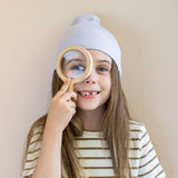 Minimalisma - Mięciutka czapka beanie z mieszanki jedwabiu i bawełny Bambi, Mauve