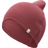 Minimalisma - Mięciutka czapka beanie z mieszanki jedwabiu i bawełny Bambi, Pomegranate