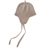 HVID - Czapka niemowlęca bonetka z wełny merino Bonnet Kota, sand