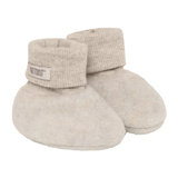 HUTTEliHUT - Buciki niemowlęce z wełny merino, camel melange