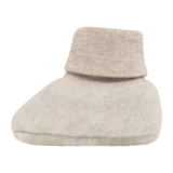 HUTTEliHUT - Buciki niemowlęce z wełny merino, camel melange