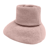 HUTTEliHUT - Buciki niemowlęce z wełny merino, mahogany rose