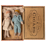 Maileg - Myszki w pudełku, Mama i tata