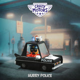 Djeco - Autko CRAZY MOTORS - HURRY POLICE