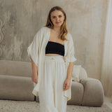 Casa Manta - Góra od kimono Ginkgo, natural