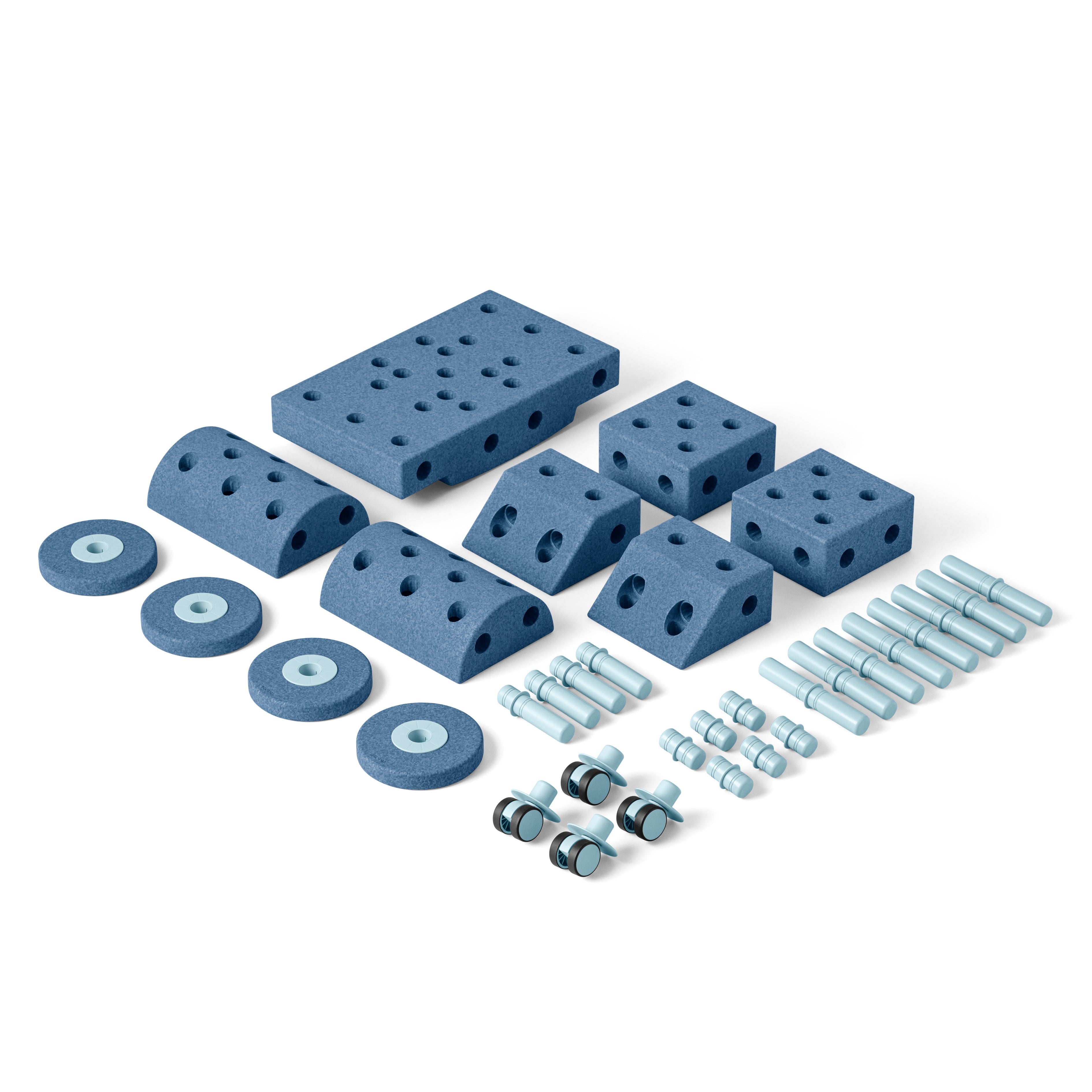 MODU Dreamer set – Kreatywne klocki rozwijające motorykę dużą, niebieski